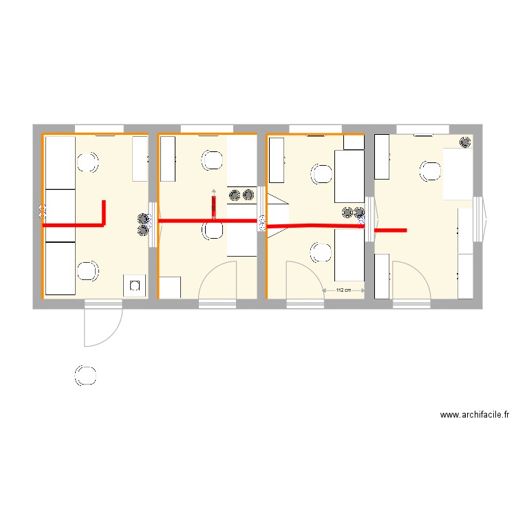 BK 737. Plan de 0 pièce et 0 m2