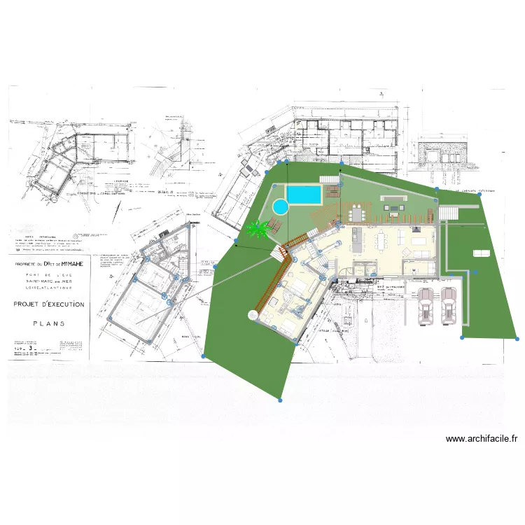 yann AVEC BUREAU sans agrandissement PHANELLY. Plan de 