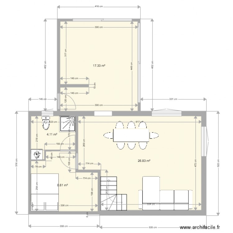 Max house extension. Plan de 0 pièce et 0 m2