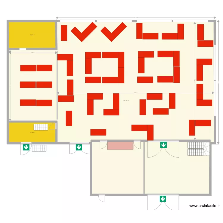 Suchy 44tables 3apv. Plan de 