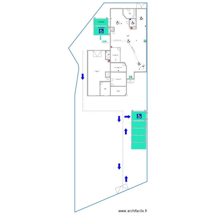 local Nissan. Plan de 0 pièce et 0 m2