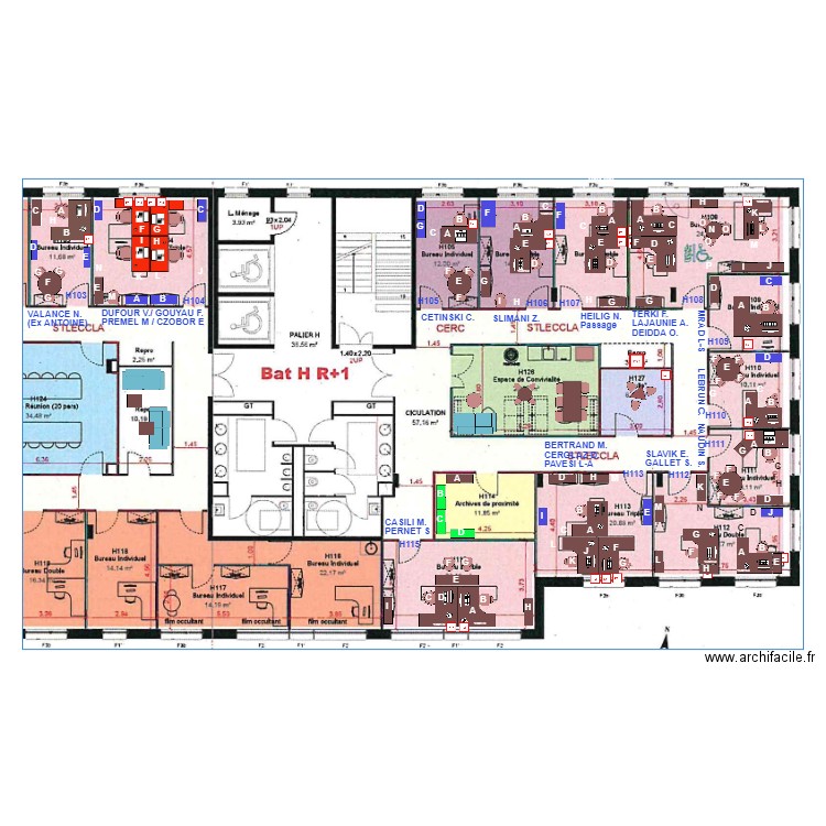 1er STECCLA meublé. Plan de 0 pièce et 0 m2