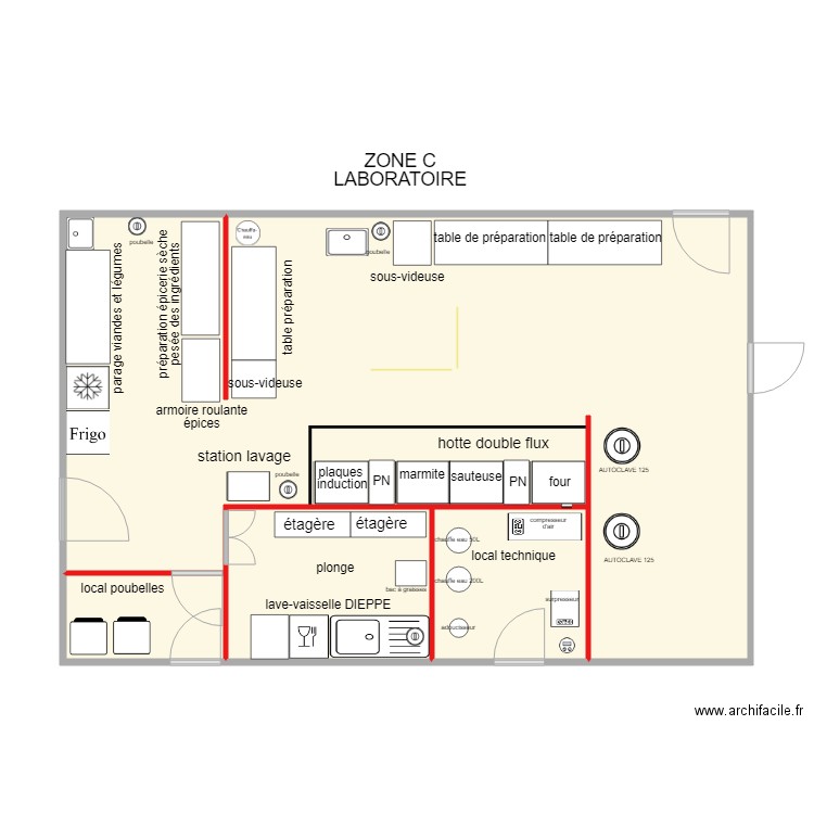 ZONE C flux  160219. Plan de 0 pièce et 0 m2