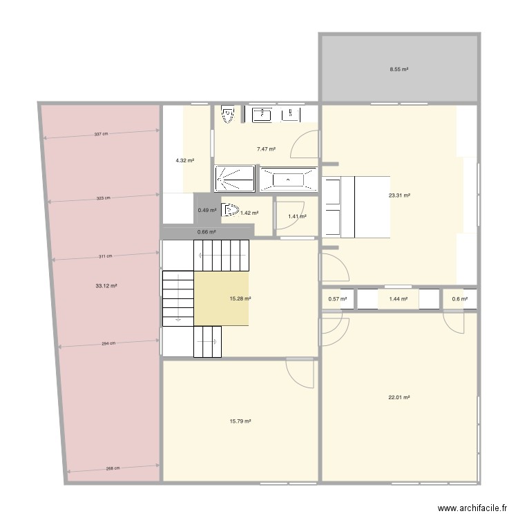 Raquette 1er V2. Plan de 0 pièce et 0 m2