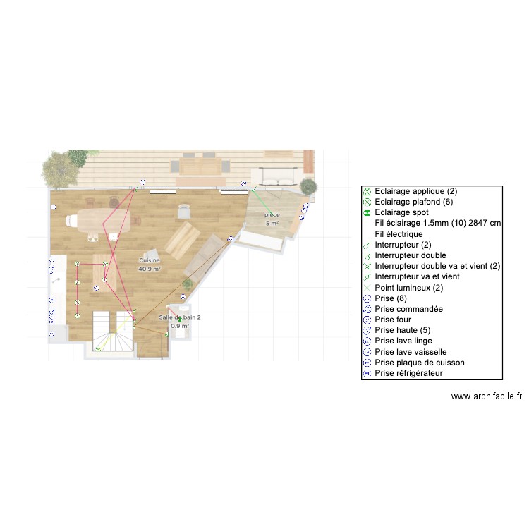 PLAN ELECTRIQUE ATTALI R7. Plan de 0 pièce et 0 m2