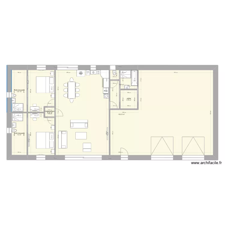 premiere maison. Plan de 