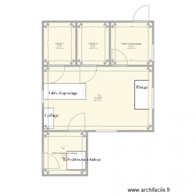 Fromagerie. Plan de 0 pièce et 0 m2