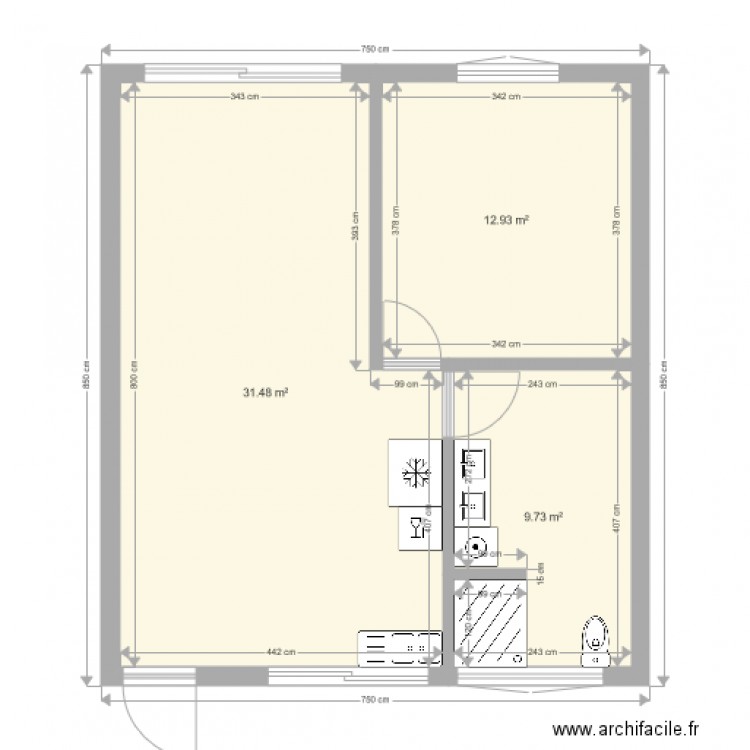 idee amenagement garage. Plan de 0 pièce et 0 m2