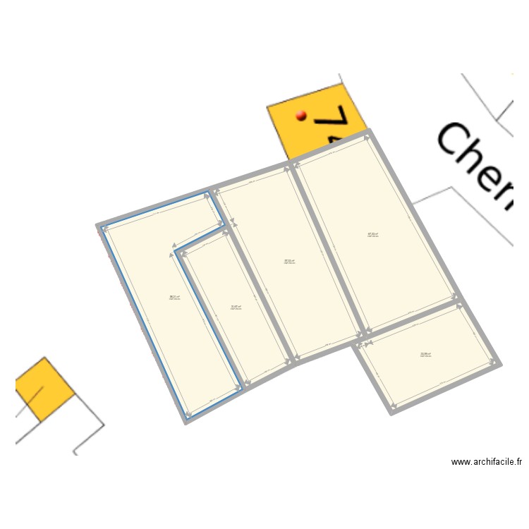 PLAN MAISON PUJOLS SUR CIRON  bis. Plan de 5 pièces et 248 m2