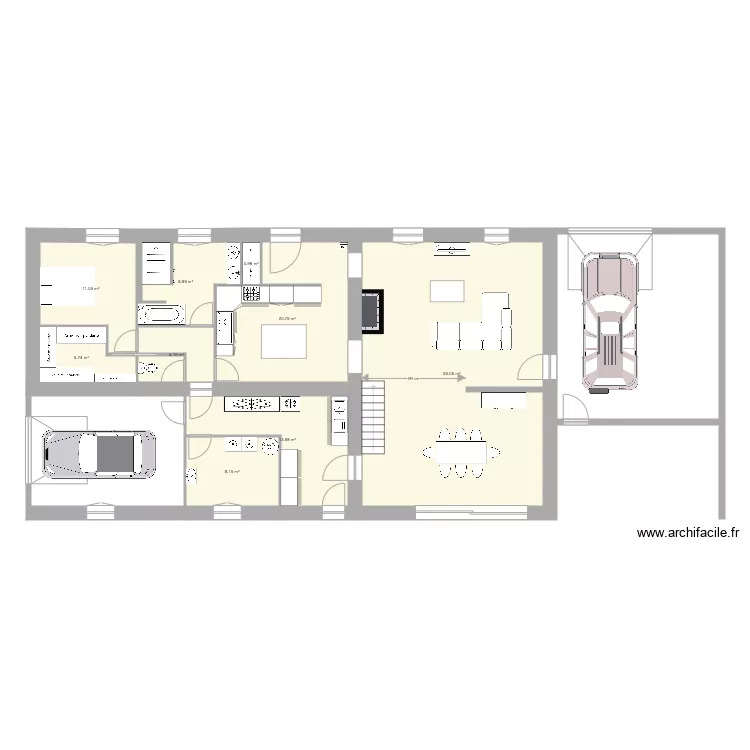 rdc roquebrune version 3. Plan de 