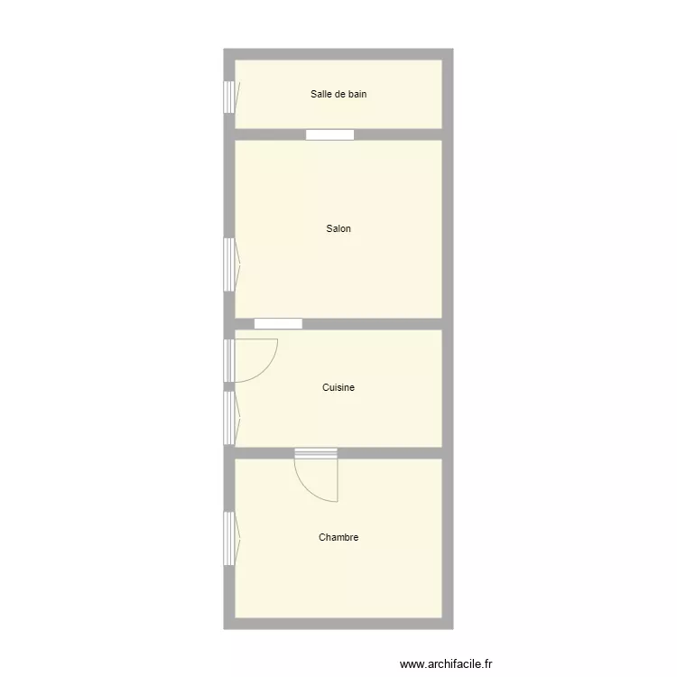 Croquis APP CHIHA. Plan de 