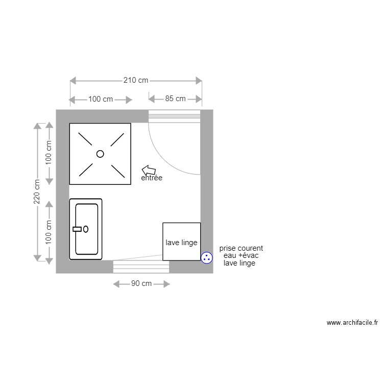 sdb 2. Plan de 0 pièce et 0 m2