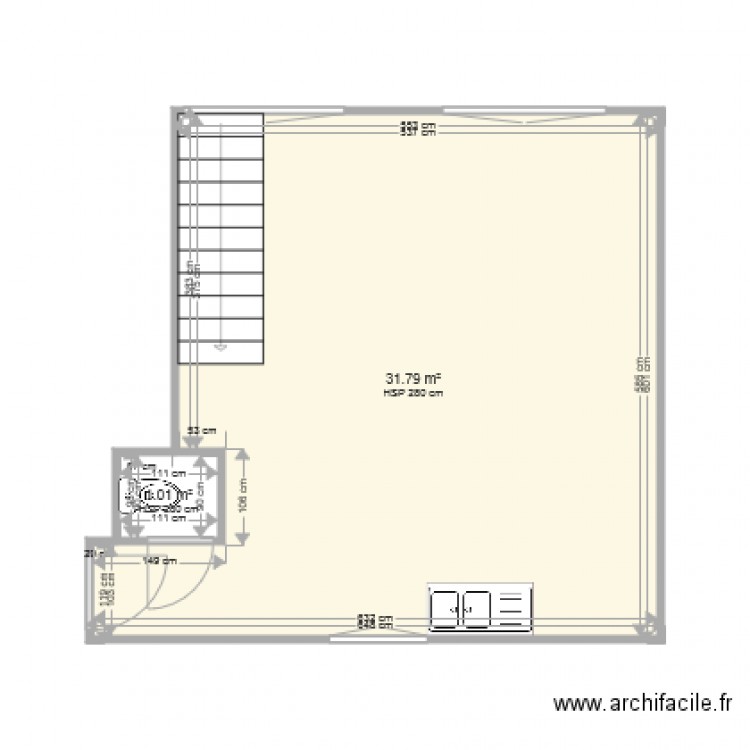 2eme droite. Plan de 0 pièce et 0 m2