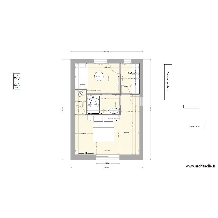 CHAMBRE COCO VINC 7. Plan de 0 pièce et 0 m2