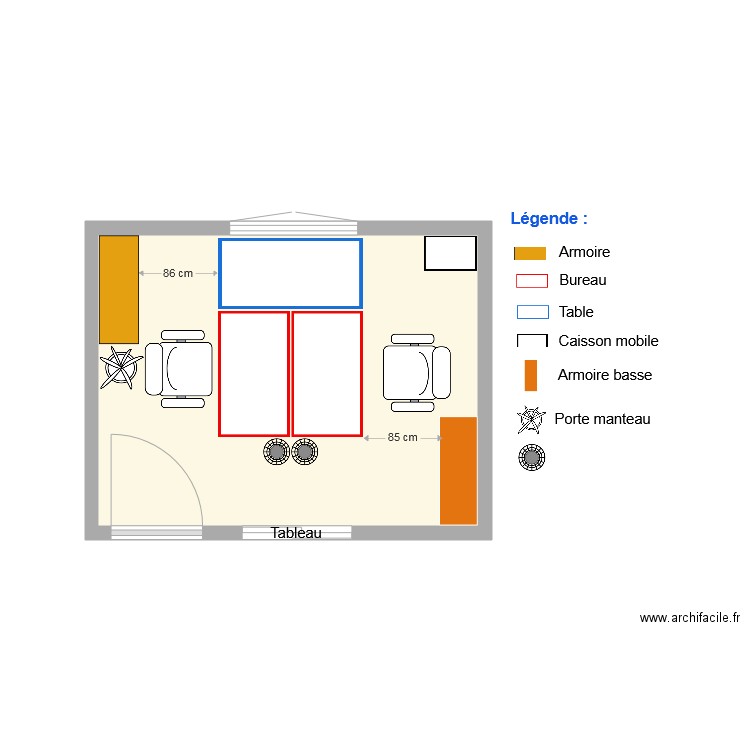 Bureau 3 SI APRES. Plan de 0 pièce et 0 m2