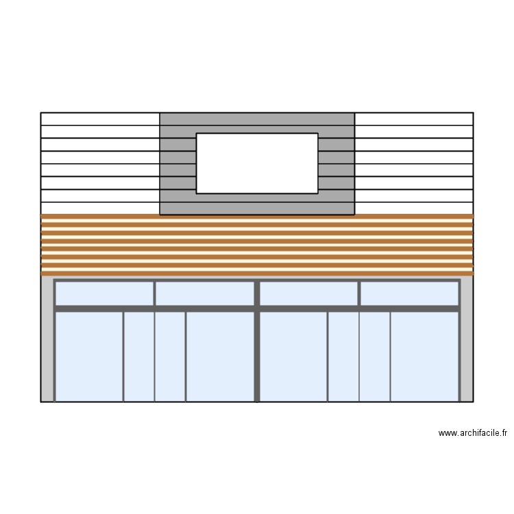Chennevieres devanture. Plan de 0 pièce et 0 m2