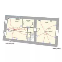 Maison etage electricite prises