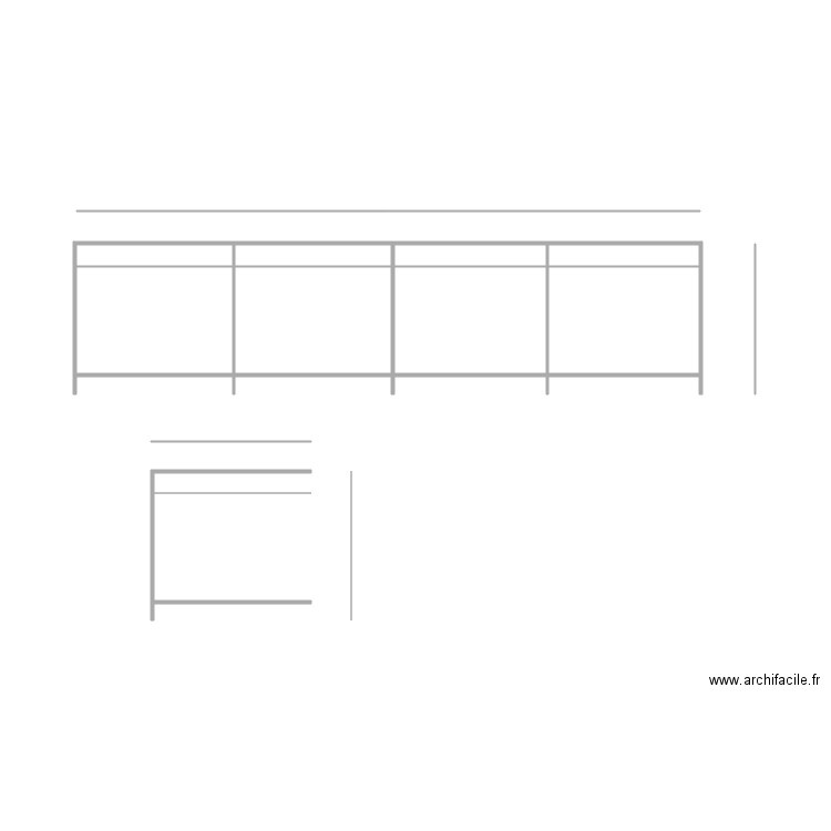 GARDE CORPS BLC. Plan de 0 pièce et 0 m2