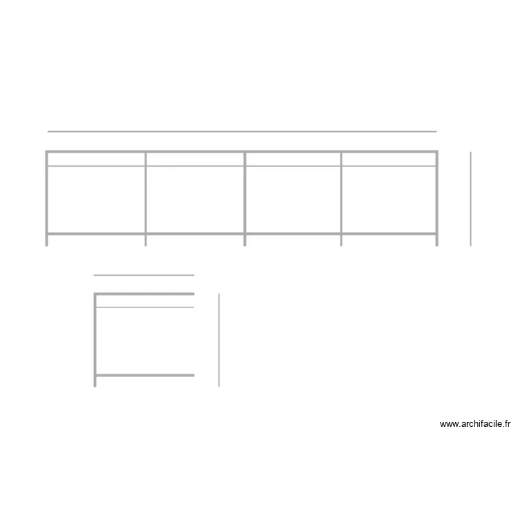 GARDE CORPS BLC. Plan de 