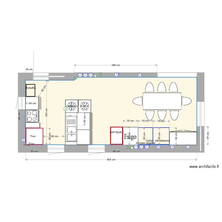 Cuisine pontivy1. Plan de 1 pièce et 25 m2