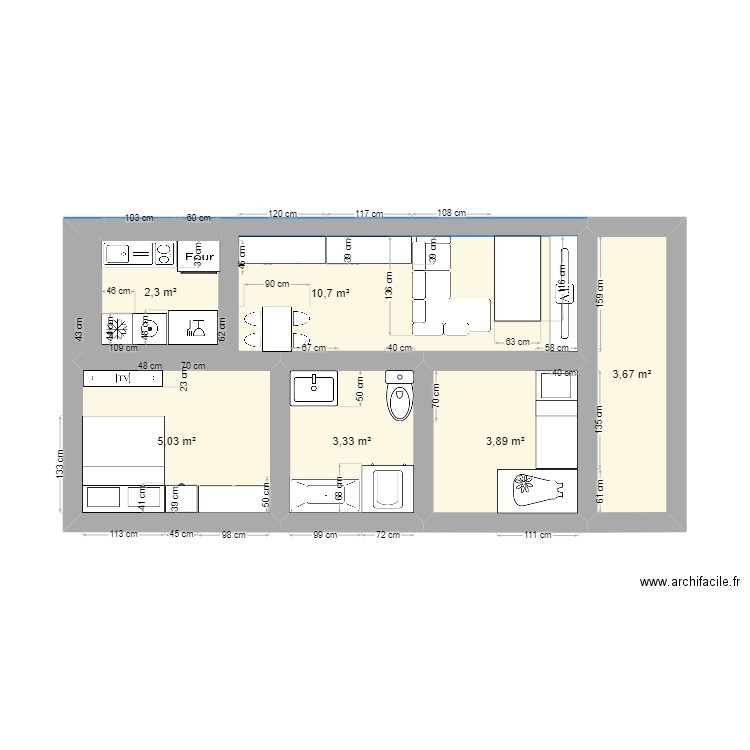 plan d appertement. Plan de 0 pièce et 0 m2