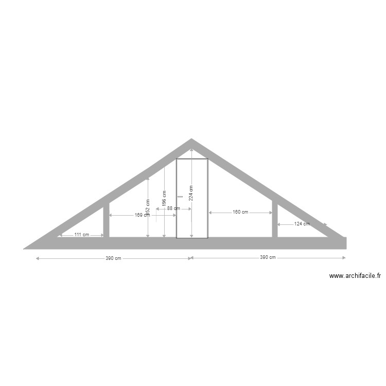 fresnes coupe comble 26012020 2. Plan de 0 pièce et 0 m2