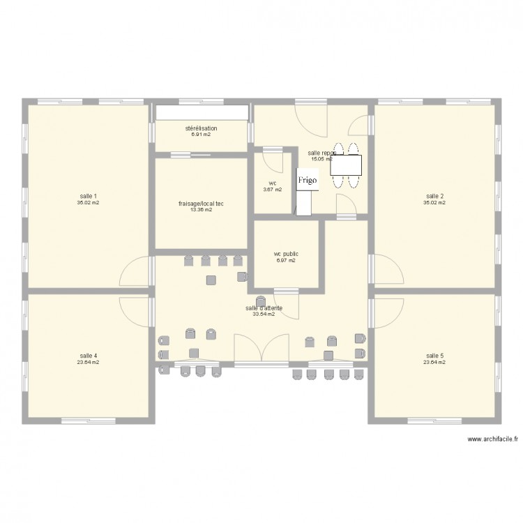 cabinet paramédical. Plan de 0 pièce et 0 m2