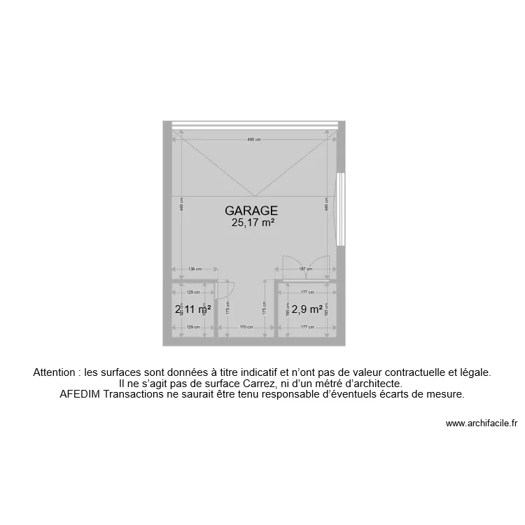 BI 7703 GARAGE . Plan de 