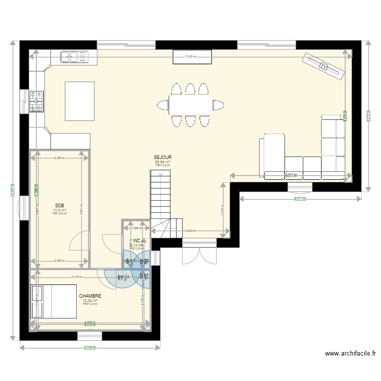 TOUR. Plan de 0 pièce et 0 m2