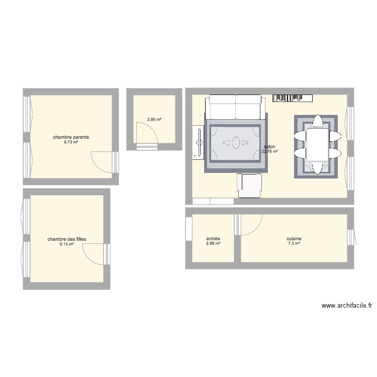 essai numéro 1. Plan de 0 pièce et 0 m2