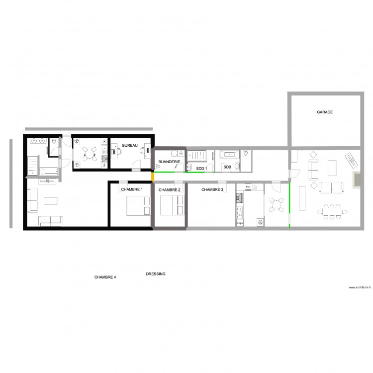 annexe vedrin. Plan de 0 pièce et 0 m2