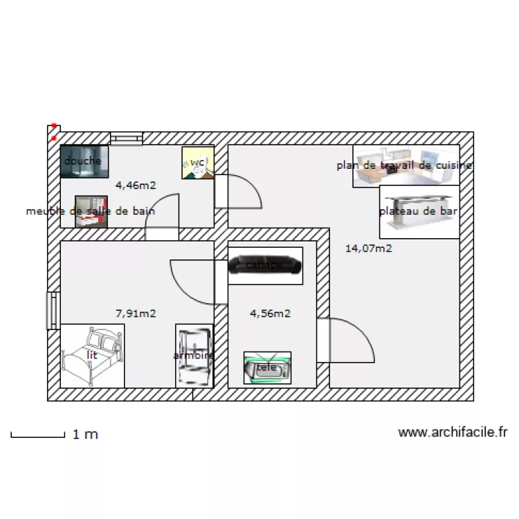 studio*****. Plan de 