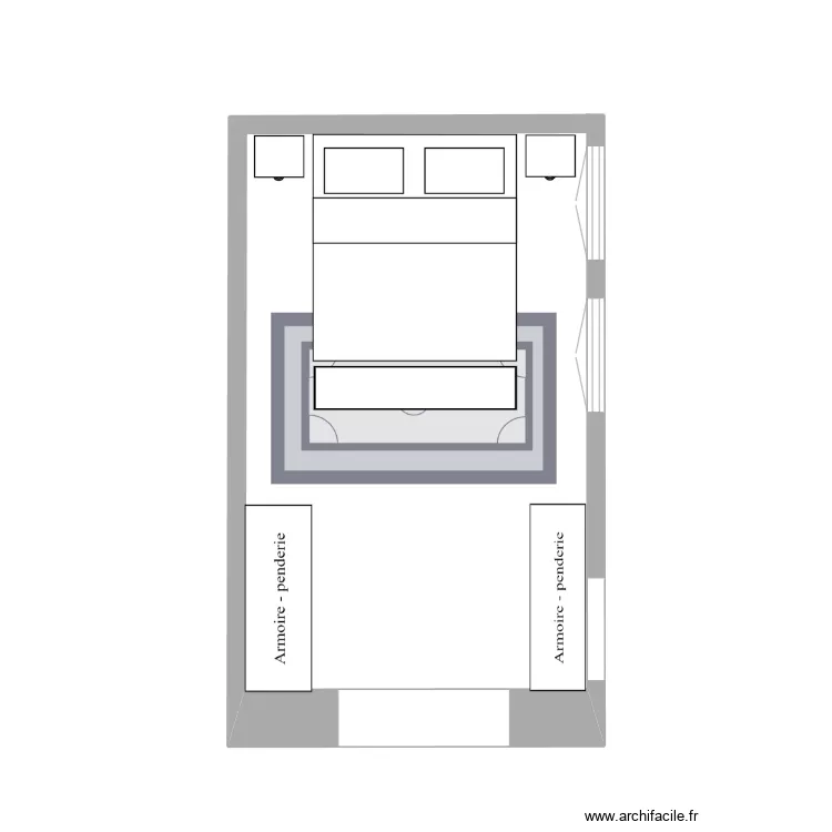 Pynes - bedroom 1. Plan de 