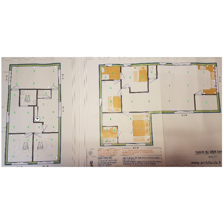 Oudun Coubrun 1 prises et spots. Plan de 0 pièce et 0 m2