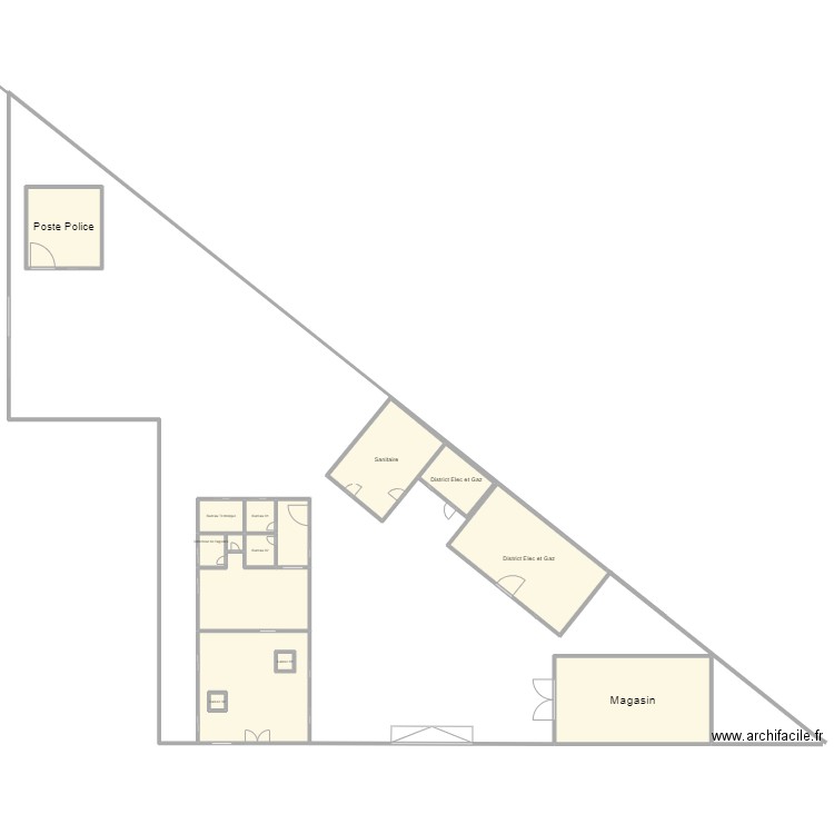 Sadeg Boufarik. Plan de 15 pièces et 995 m2