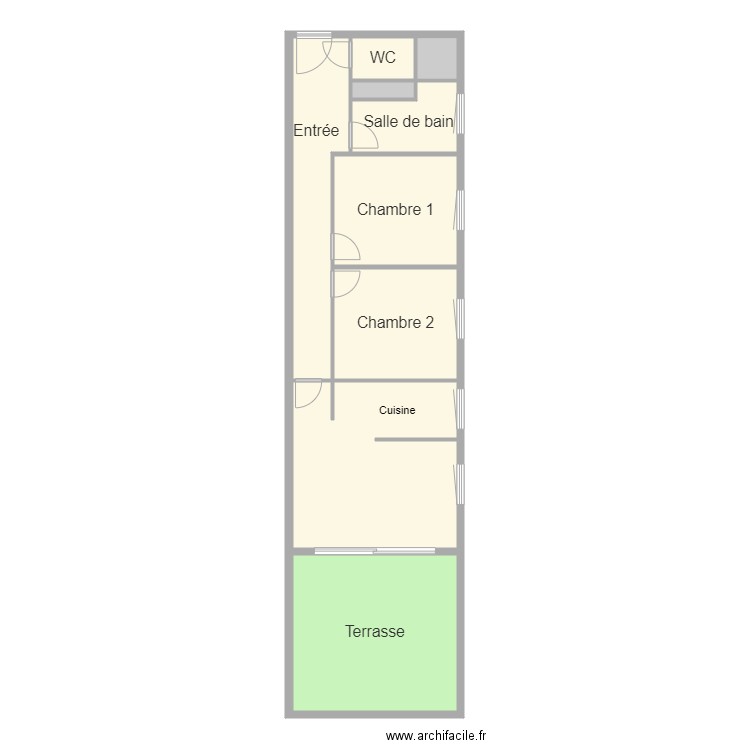 chantepie. Plan de 0 pièce et 0 m2