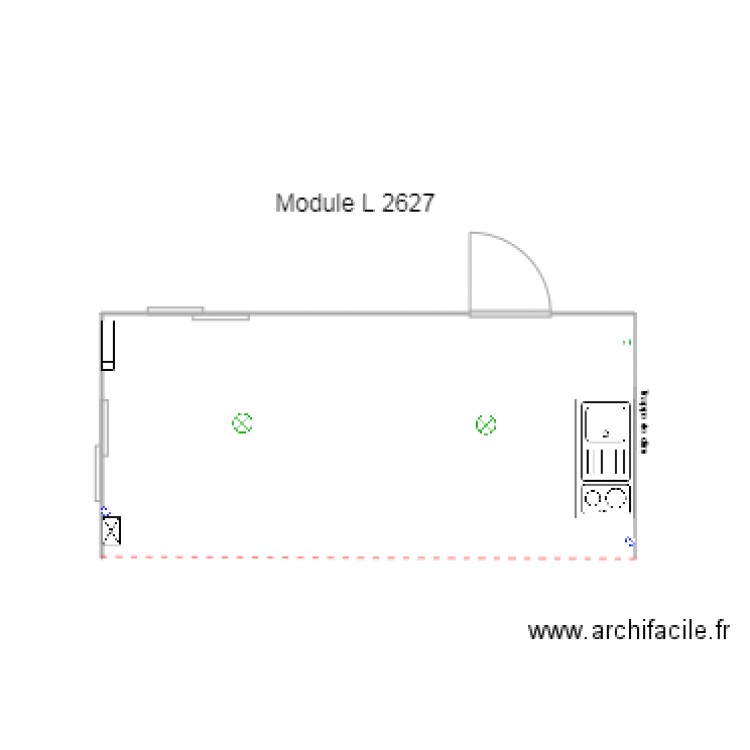 Module L 2627 b. Plan de 0 pièce et 0 m2