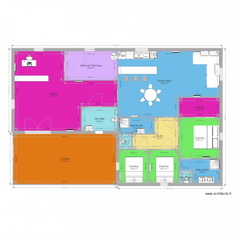 Maison Camping 120 m2 Accueil Logement. Plan de 0 pièce et 0 m2