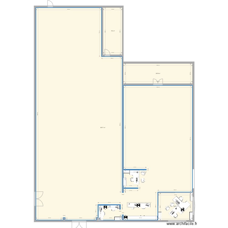 depot futur. Plan de 0 pièce et 0 m2