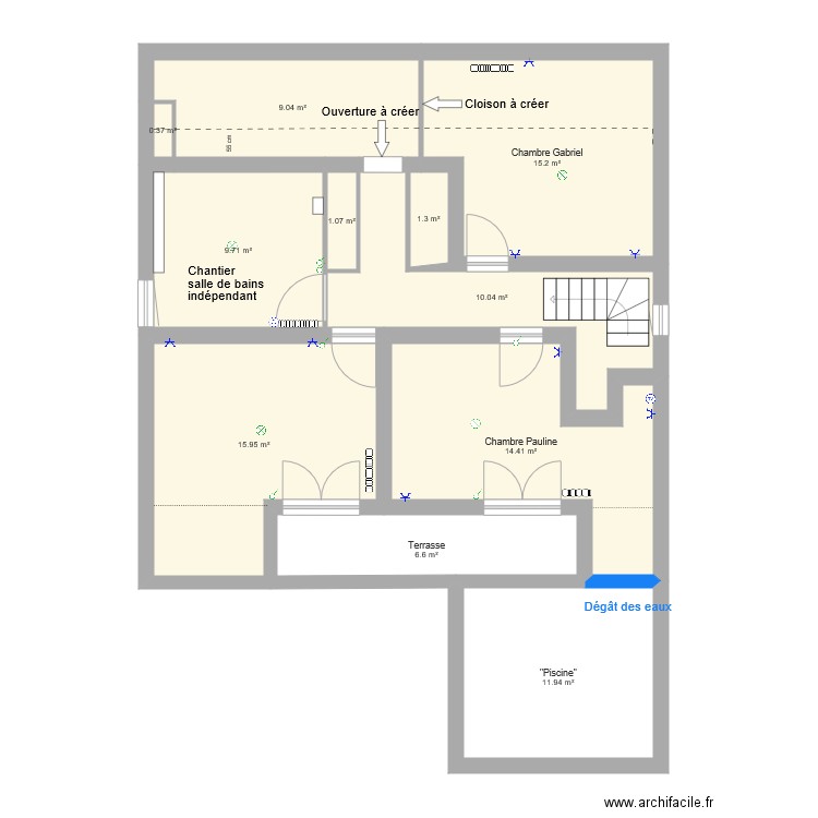 Maison. Plan de 0 pièce et 0 m2