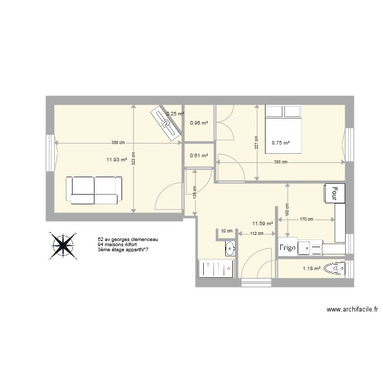 meite maisons alfort. Plan de 0 pièce et 0 m2