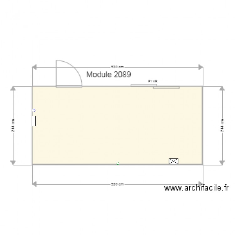 module 2089A . Plan de 0 pièce et 0 m2
