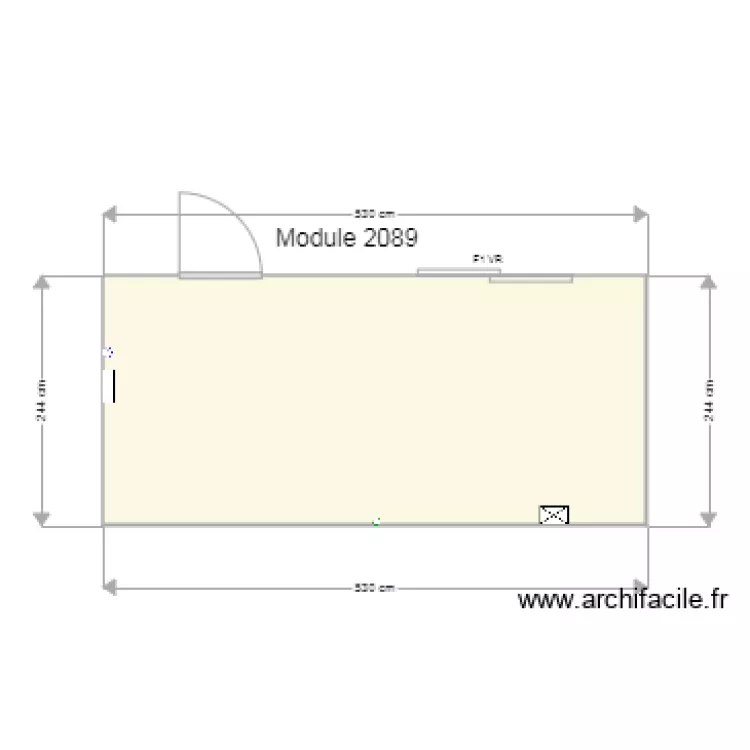 module 2089A . Plan de 