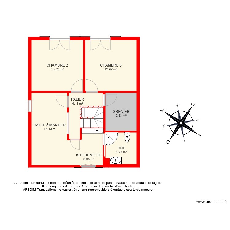 BI 6575 ETAGE M. Plan de 0 pièce et 0 m2