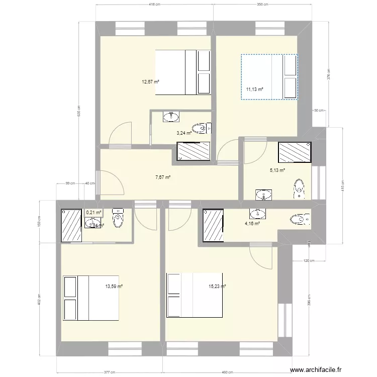 projet lux2. Plan de 