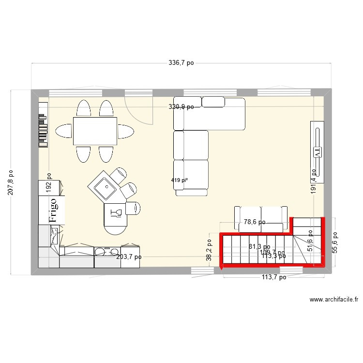 emy sous sol porte tassé. Plan de 0 pièce et 0 m2