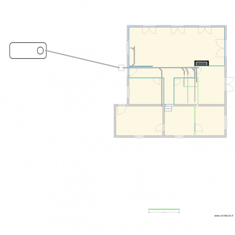 maison charantonnay eau usée. Plan de 0 pièce et 0 m2