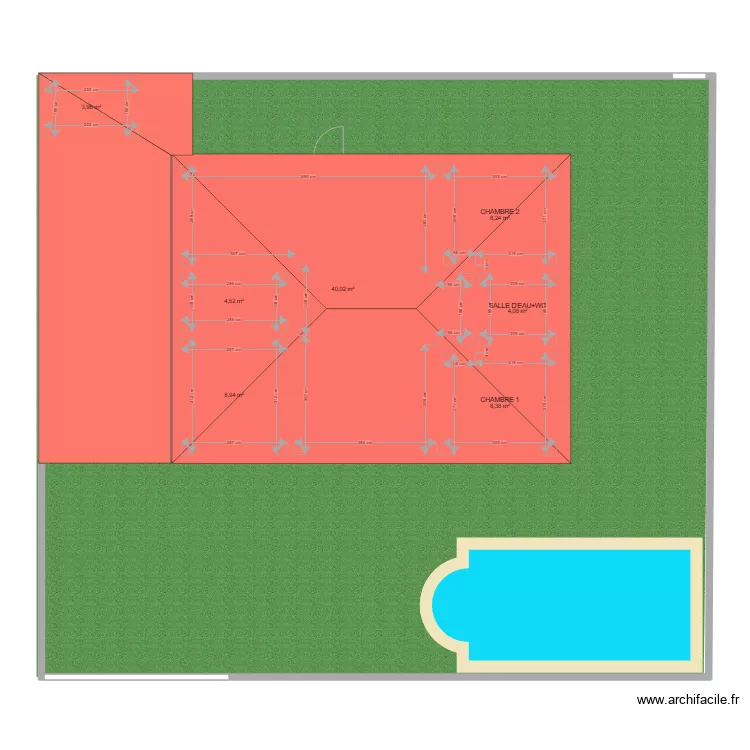 MAISON MATAIEA. Plan de MAISON MATAIEA. Plan de