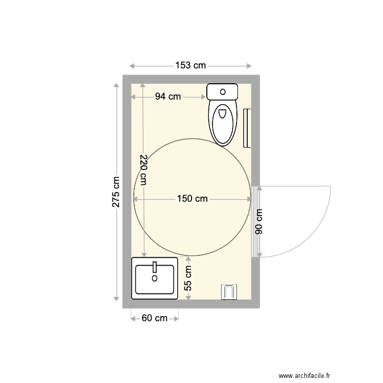 WC MJC GRAND CHARRAN. Plan de 0 pièce et 0 m2