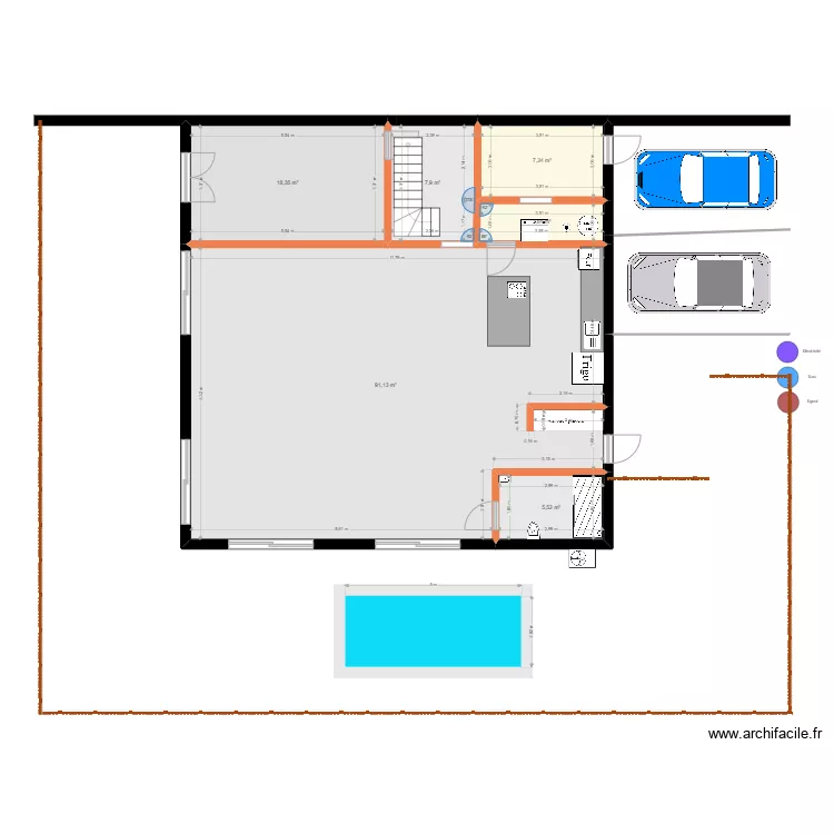 plein pied 12. Plan de 